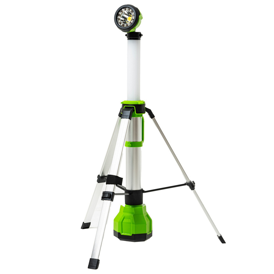 Мачта светодиодная осветительная 2-в-1 (2200 лм) аккумуляторная Greenworks 24V 3401107, без АКБ и ЗУ