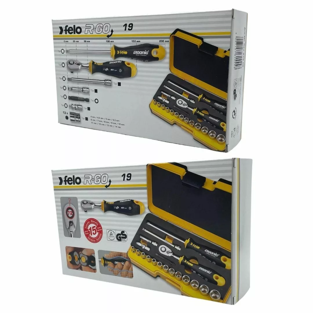 Инструм. набор "FELO R-GO 19", 19 предм., серия 057 FELO 057 819 06