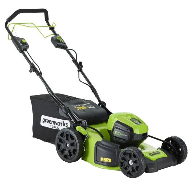 Газонокосилка самоходная аккумуляторная Greenworks 51 см 60V GD60LM51SP, бесщёточная, без АКБ и ЗУ