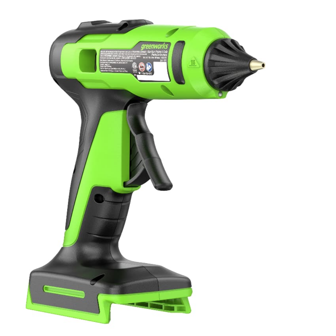 Клеевой пистолет аккумуляторный Greenworks G24GLG 24V 3502207, без АКБ и ЗУ