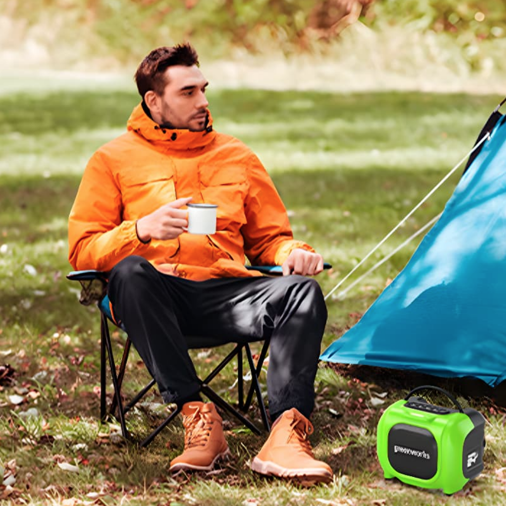 Беспроводная акустическая система аккумуляторная Greenworks 24V/220V GPT-MNBS 3503107, без АКБ и ЗУ