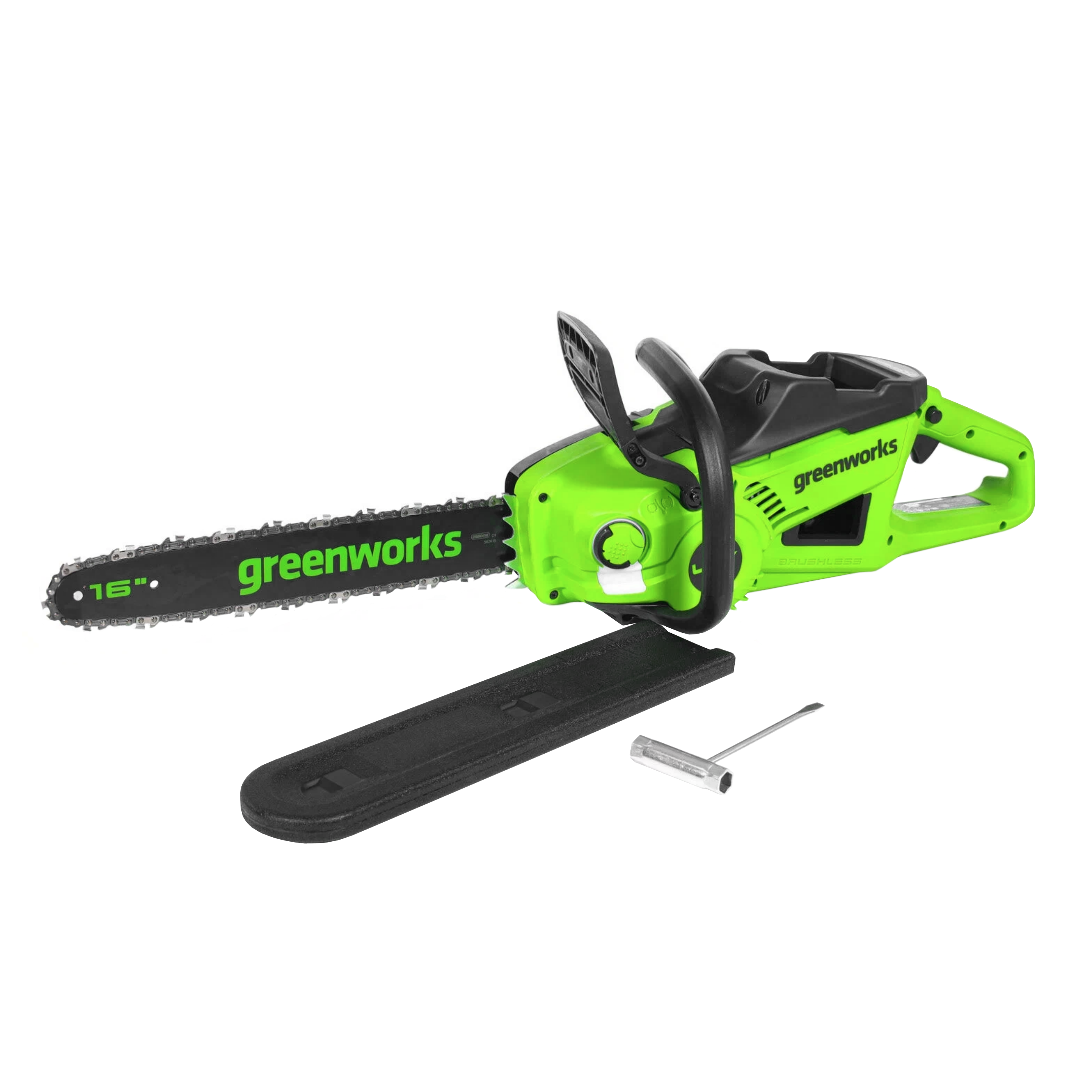 Пила аккумуляторная цепная Greenworks 40 см 40V GD40CS20X 2008807, 2 кВт, бесщёточная, без АКБ и ЗУ