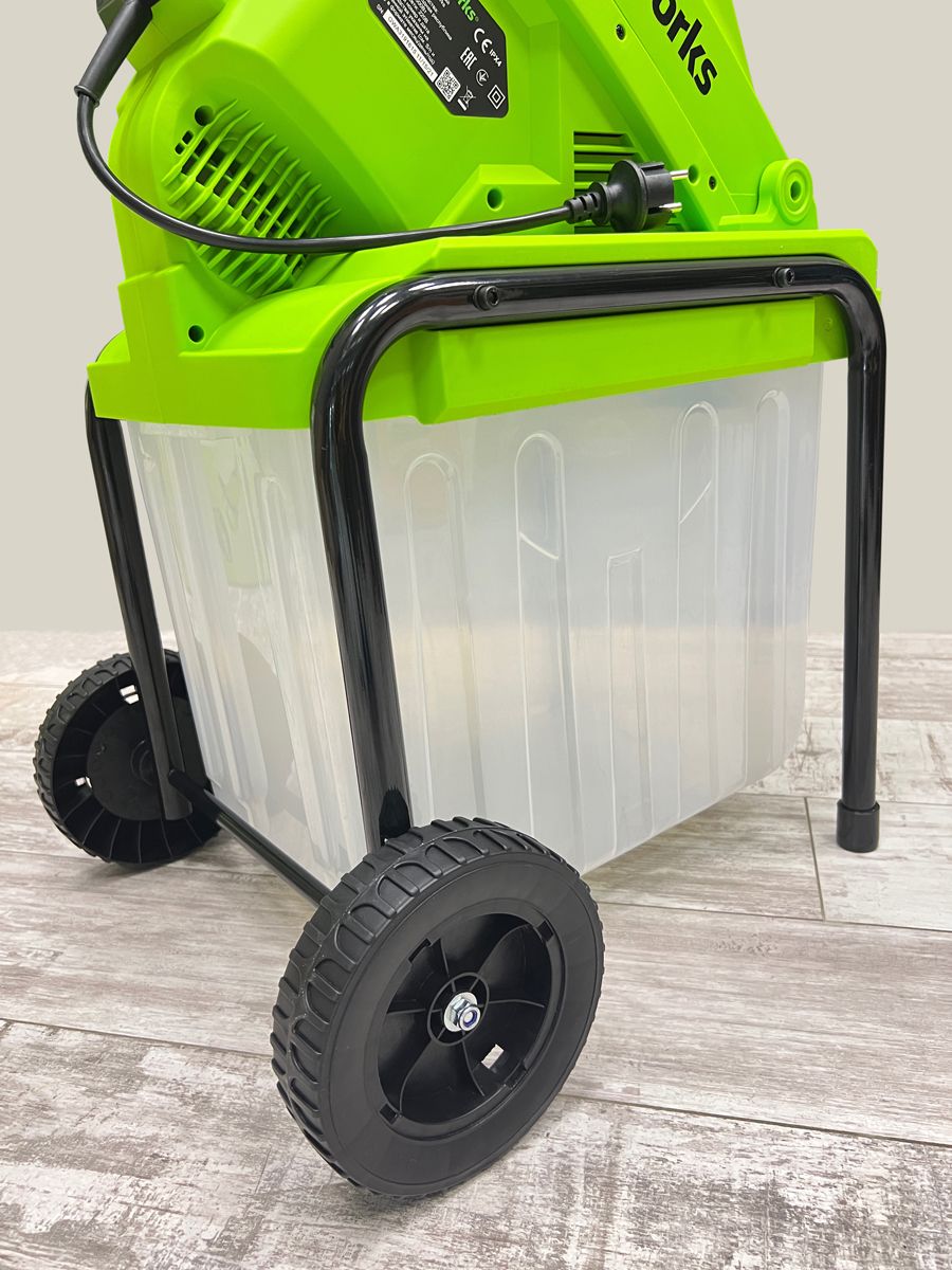 Измельчитель с ящиком электрический Greenworks 230V GACSB 2500W 2206707