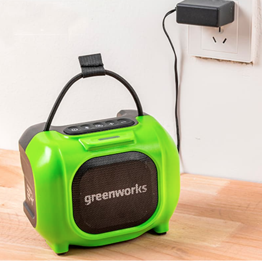 Беспроводная акустическая система аккумуляторная Greenworks 24V/220V GPT-MNBS 3503107, без АКБ и ЗУ