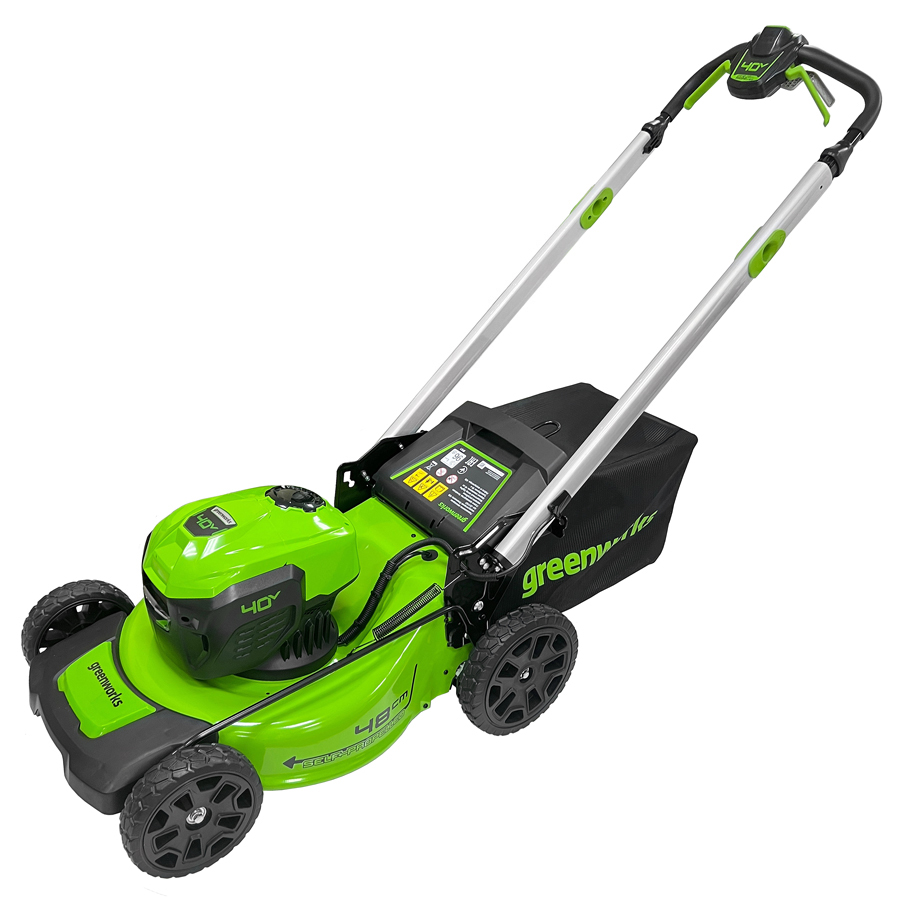 Газонокосилка аккумуляторная самоходная Greenworks 48 см 40V GD40LM48SP 2517407, бесщёточная, без АКБ и ЗУ