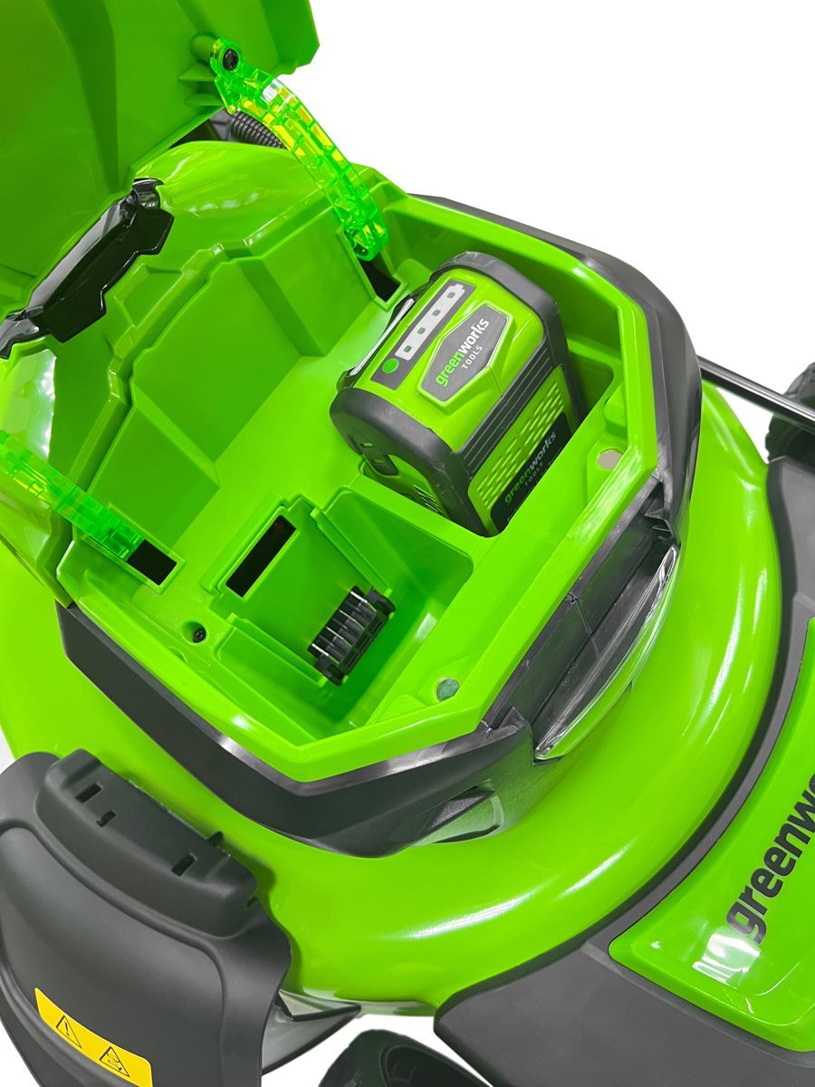 Газонокосилка аккумуляторная самоходная Greenworks 48 см 40V GD40LM48SP 2517407, бесщёточная, без АКБ и ЗУ