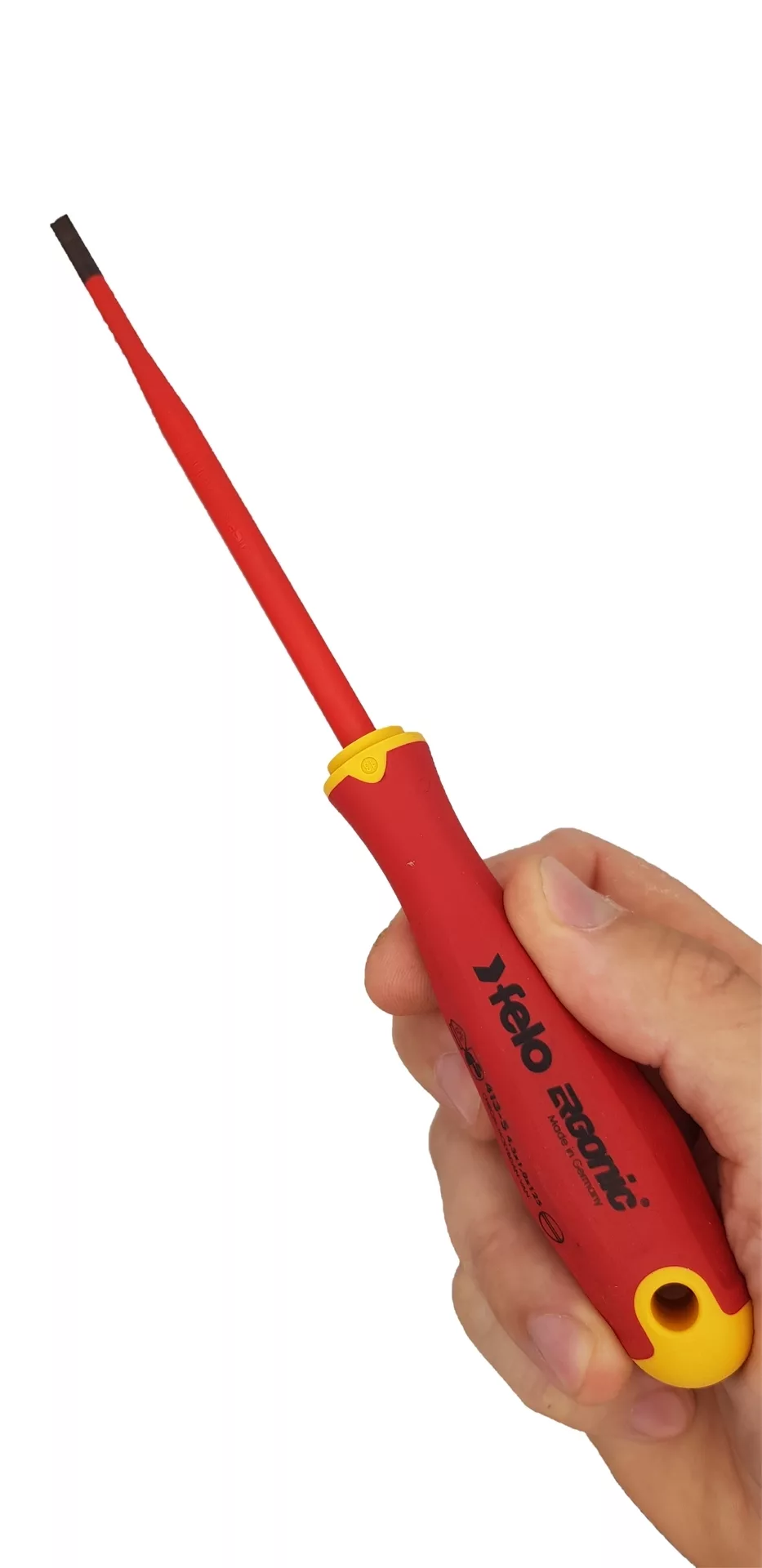 Отвертка диэлектрическая SL 4,5х1,0 E-Slim Ergonic FELO 413 945 90