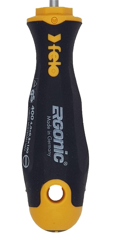 Отвёртка серия 400 Ergonic, SL4,0х0,8х100 FELO 400 043 10