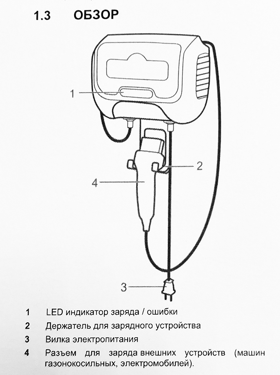 Зарядное устройство 8А для трактора и райдеров Greenworks 82V GC82CH600 2955407