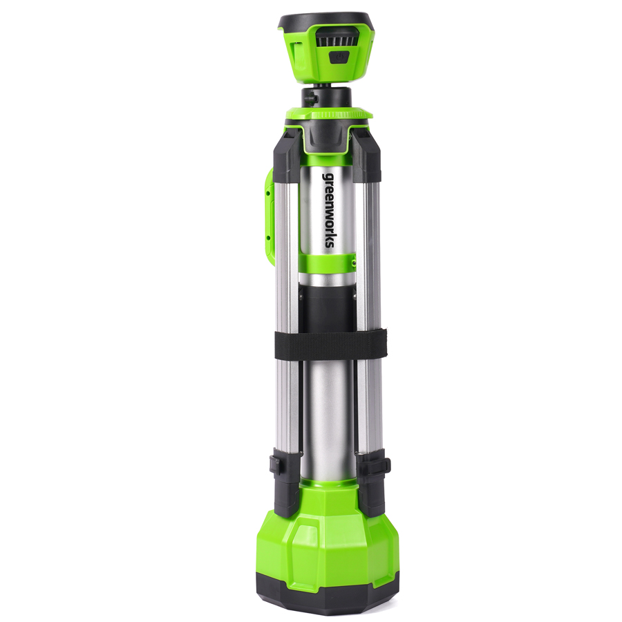 Мачта светодиодная осветительная 2-в-1 (2200 лм) аккумуляторная Greenworks 24V 3401107, без АКБ и ЗУ