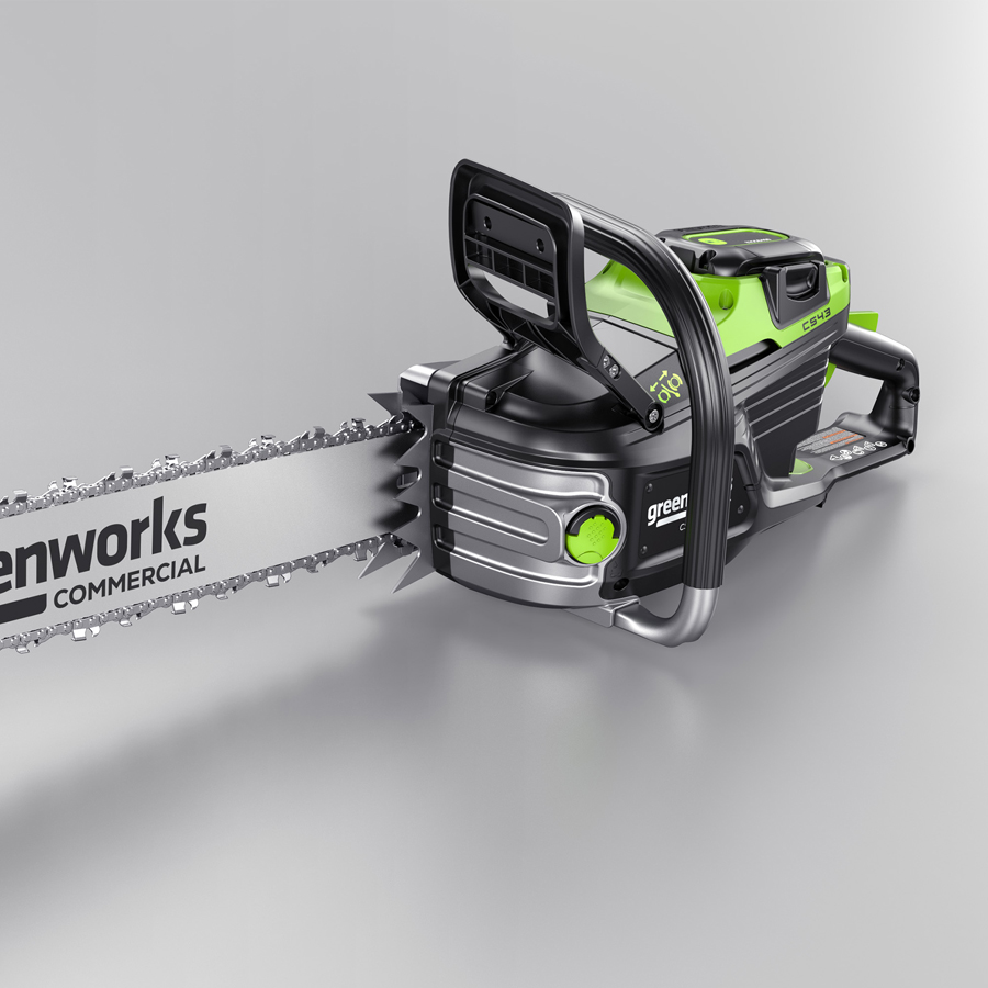 Пила цепная 51 см (5 кВт) аккумуляторная Greenworks 82V OCS800 2009707, бесщёточная, без АКБ и ЗУ