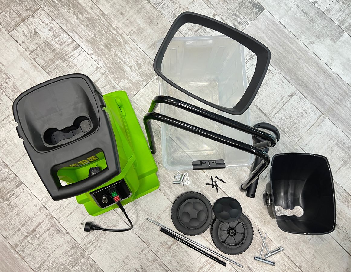 Измельчитель с ящиком электрический Greenworks 230V GACSB 2500W 2206707