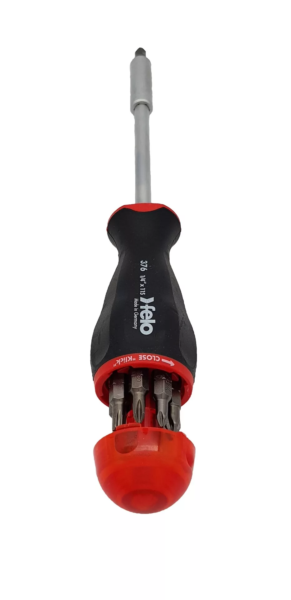 Отвёртка с магазином бит/8 шт., серия 376 FELO 376 041 05