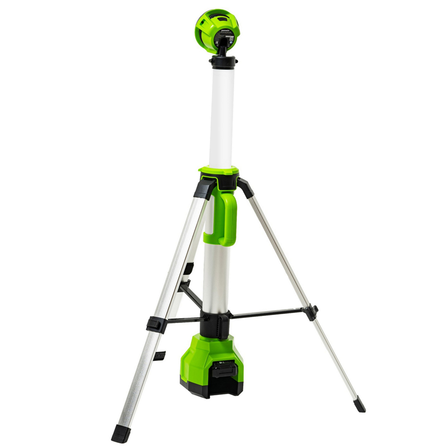 Мачта светодиодная осветительная 2-в-1 (2200 лм) аккумуляторная Greenworks 24V 3401107, без АКБ и ЗУ