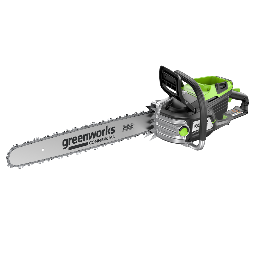 Пила цепная 51 см (5 кВт) аккумуляторная Greenworks 82V OCS800 2009707, бесщёточная, без АКБ и ЗУ