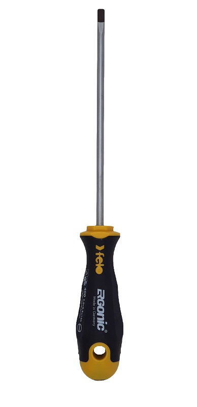 Отвёртка серия 400 Ergonic, SL5,0х0,8х150 FELO 400 055 10