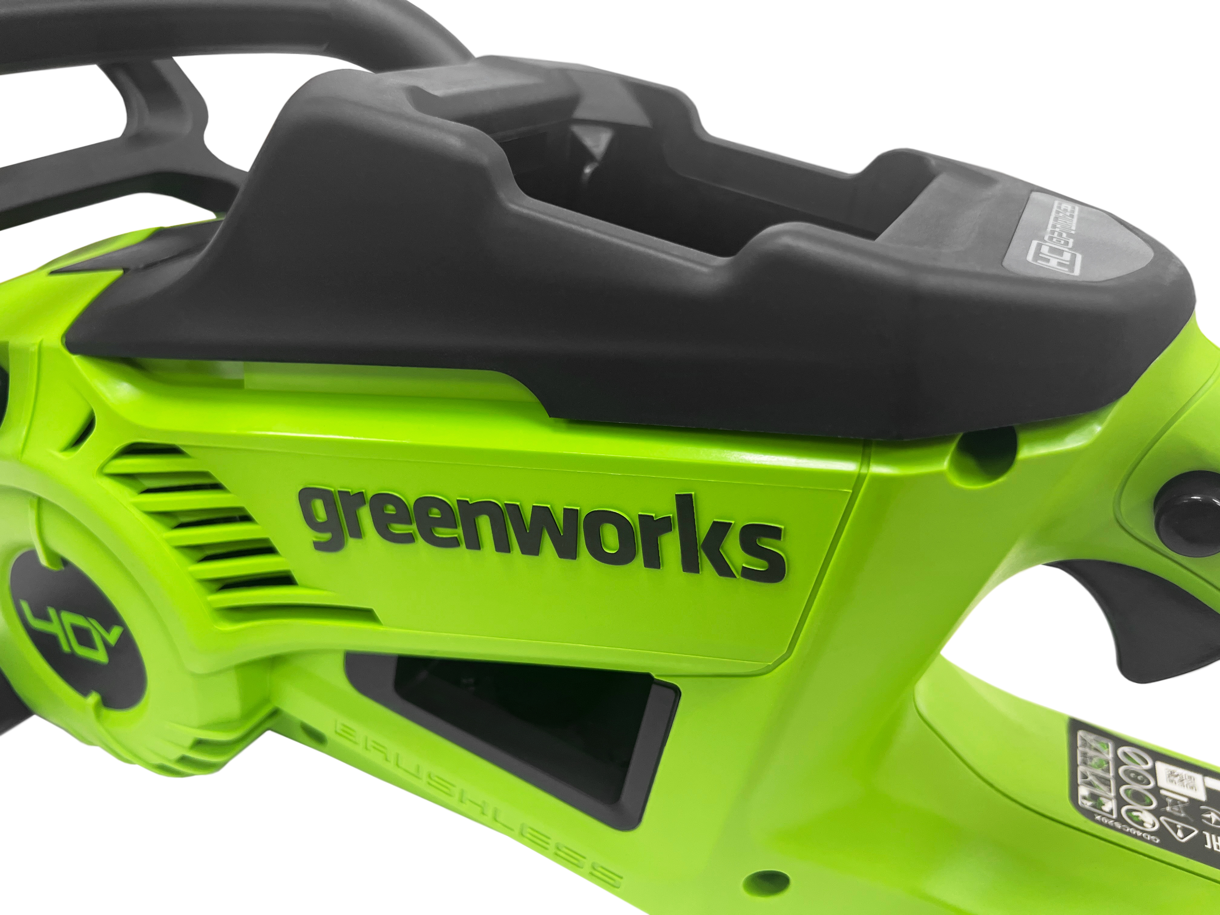 Пила аккумуляторная цепная Greenworks 40 см 40V GD40CS20X 2008807, 2 кВт, бесщёточная, без АКБ и ЗУ