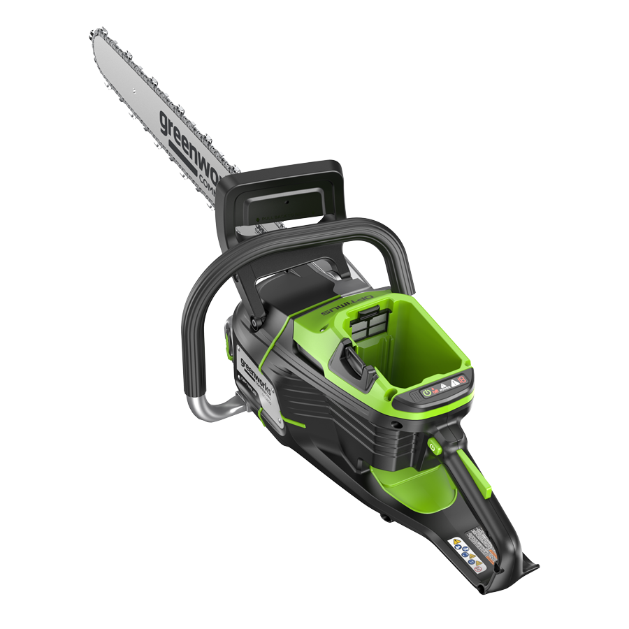 Пила цепная 51 см (5 кВт) аккумуляторная Greenworks 82V OCS800 2009707, бесщёточная, без АКБ и ЗУ