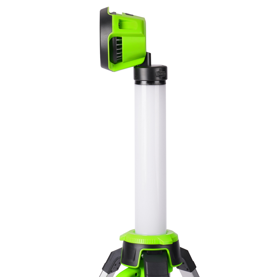 Мачта светодиодная осветительная 2-в-1 (2200 лм) аккумуляторная Greenworks 24V 3401107, без АКБ и ЗУ