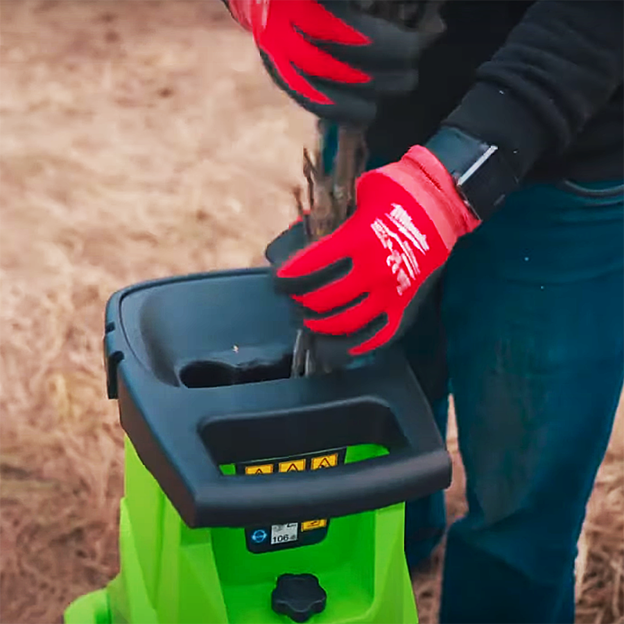 Измельчитель с ящиком электрический Greenworks 230V GACSB 2500W 2206707