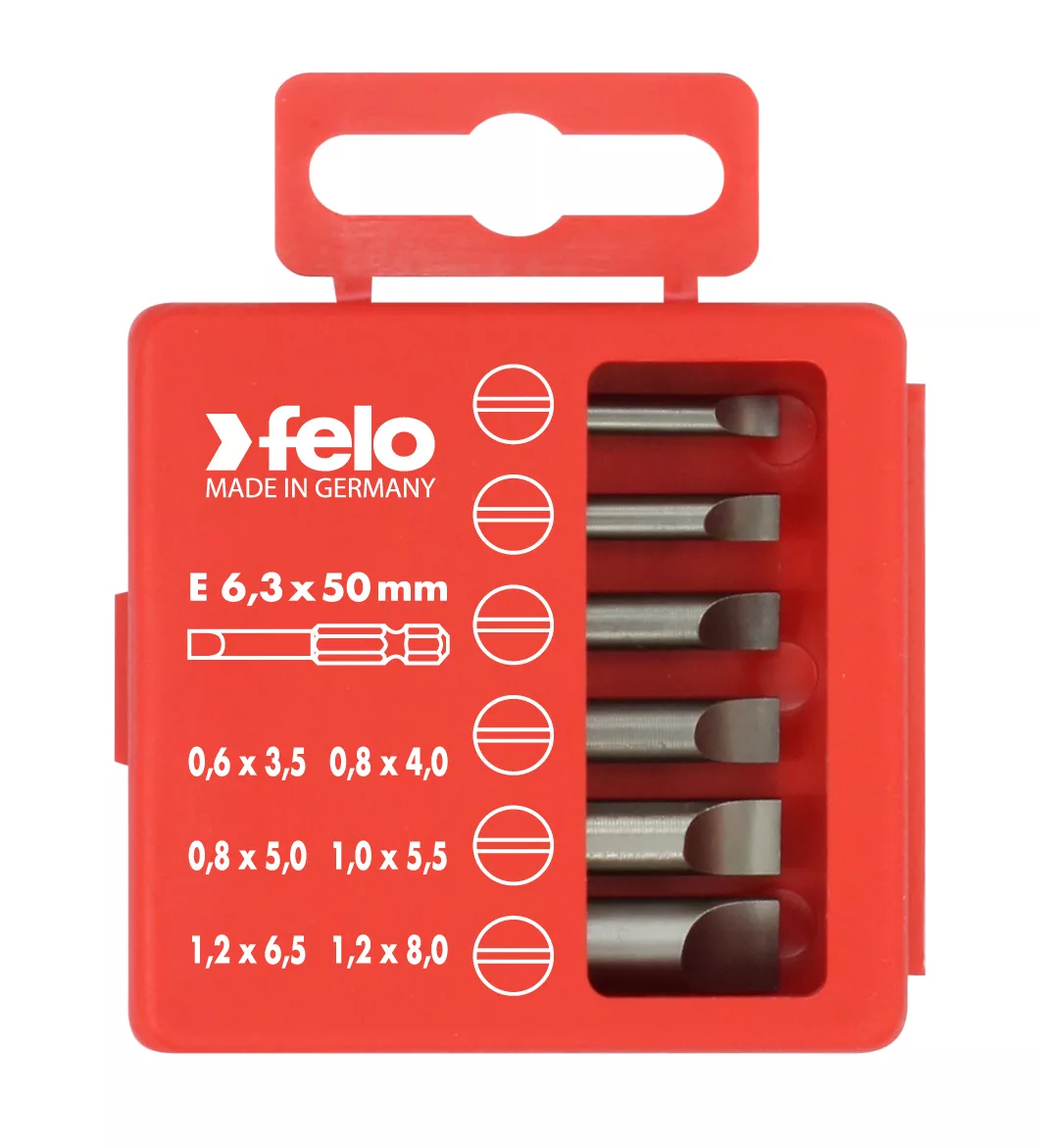 Felo Набор бит SL Industrial  50 мм в кейсе, 6 шт 03091516