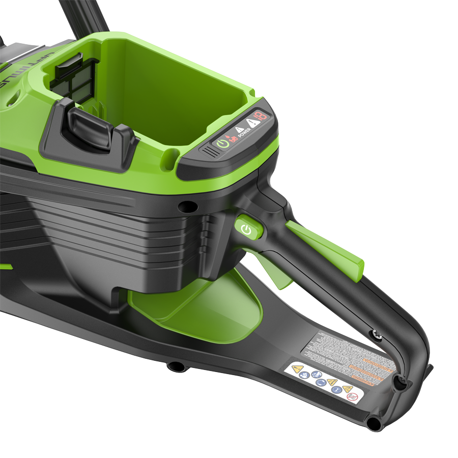 Пила цепная 51 см (5 кВт) аккумуляторная Greenworks 82V OCS800 2009707, бесщёточная, без АКБ и ЗУ