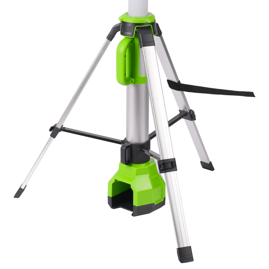 Мачта светодиодная осветительная 2-в-1 (2200 лм) аккумуляторная Greenworks 24V 3401107, без АКБ и ЗУ