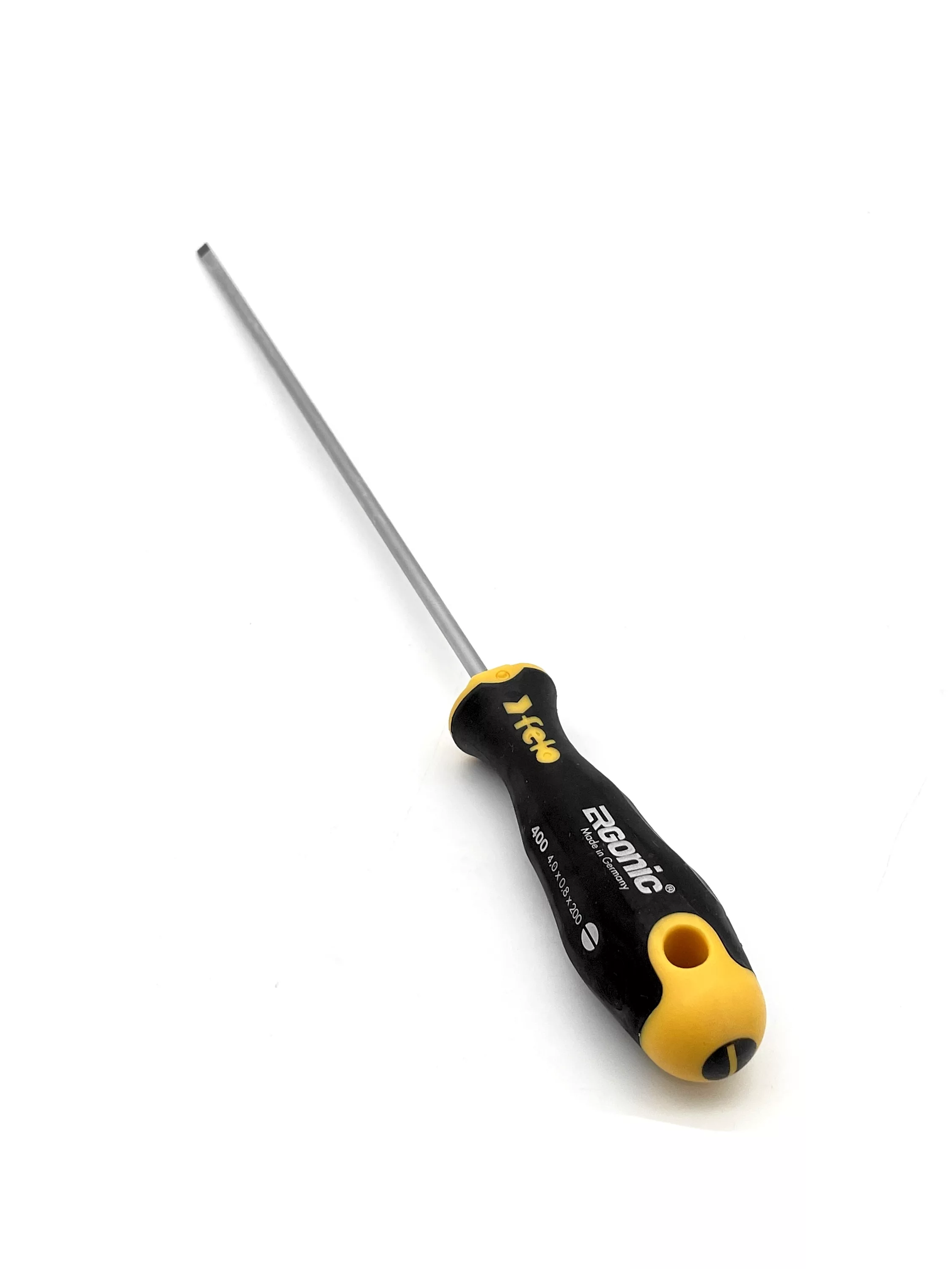 Отвертка Ergonic плоская шлицевая 4,0X0,8X200 FELO 400 047 10