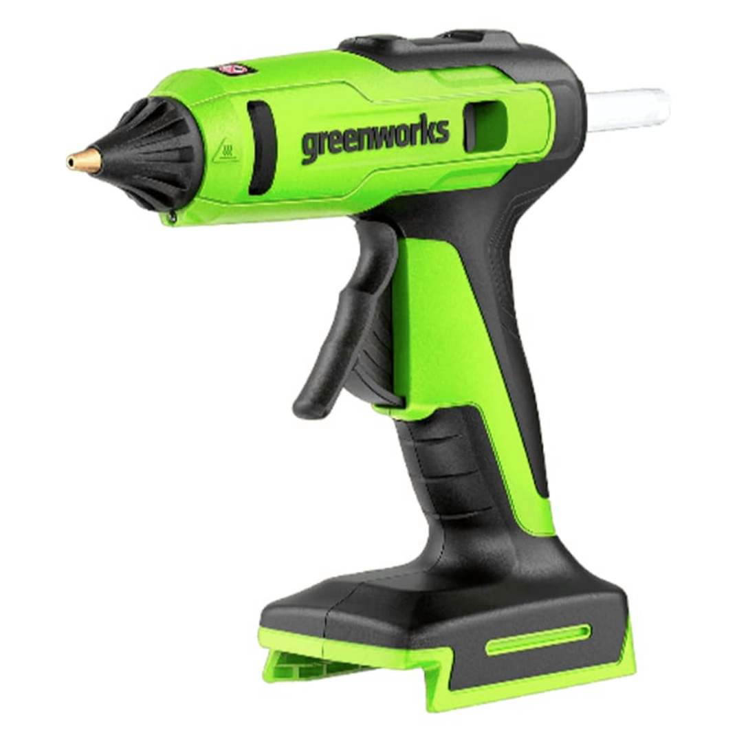 Клеевой пистолет аккумуляторный Greenworks G24GLG 24V 3502207, без АКБ и ЗУ