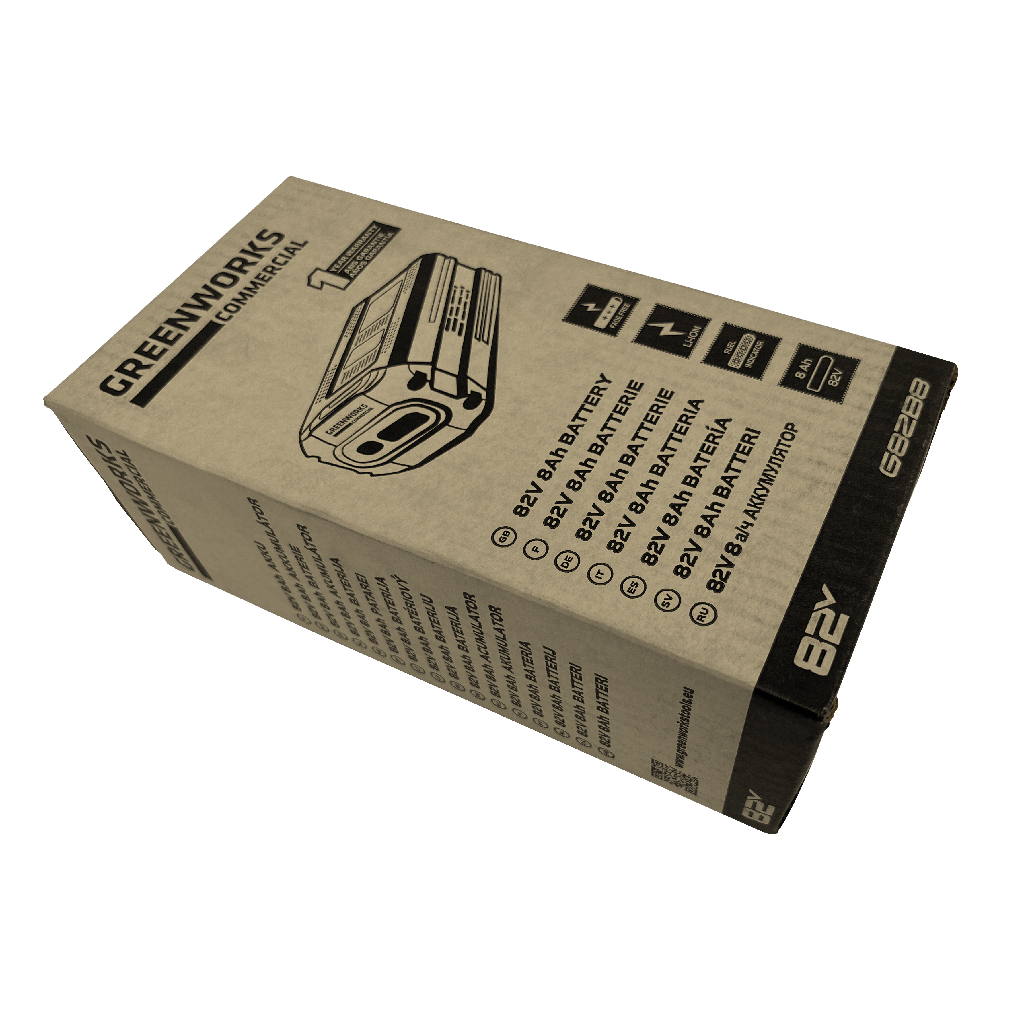 Аккумулятор Greenworks 8Ah 82V G82B8 2951407