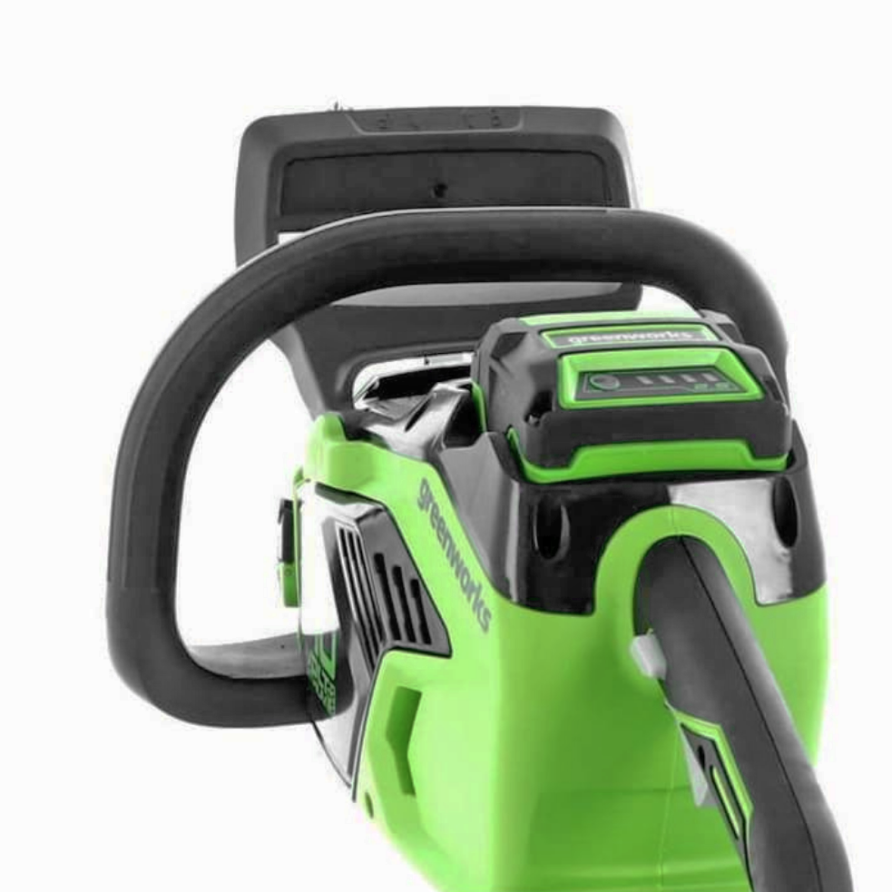 Пила аккумуляторная цепная Greenworks 40 см 40V GD40CS18 2005807, до 1,8 кВт, бесщёточная, без АКБ и ЗУ