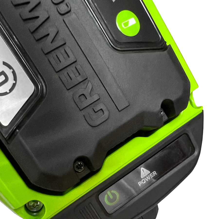 Пила цепная 46 см (3,6 кВт) аккумуляторная Greenworks 82V OCS600 2009607, бесщёточная, без АКБ и ЗУ