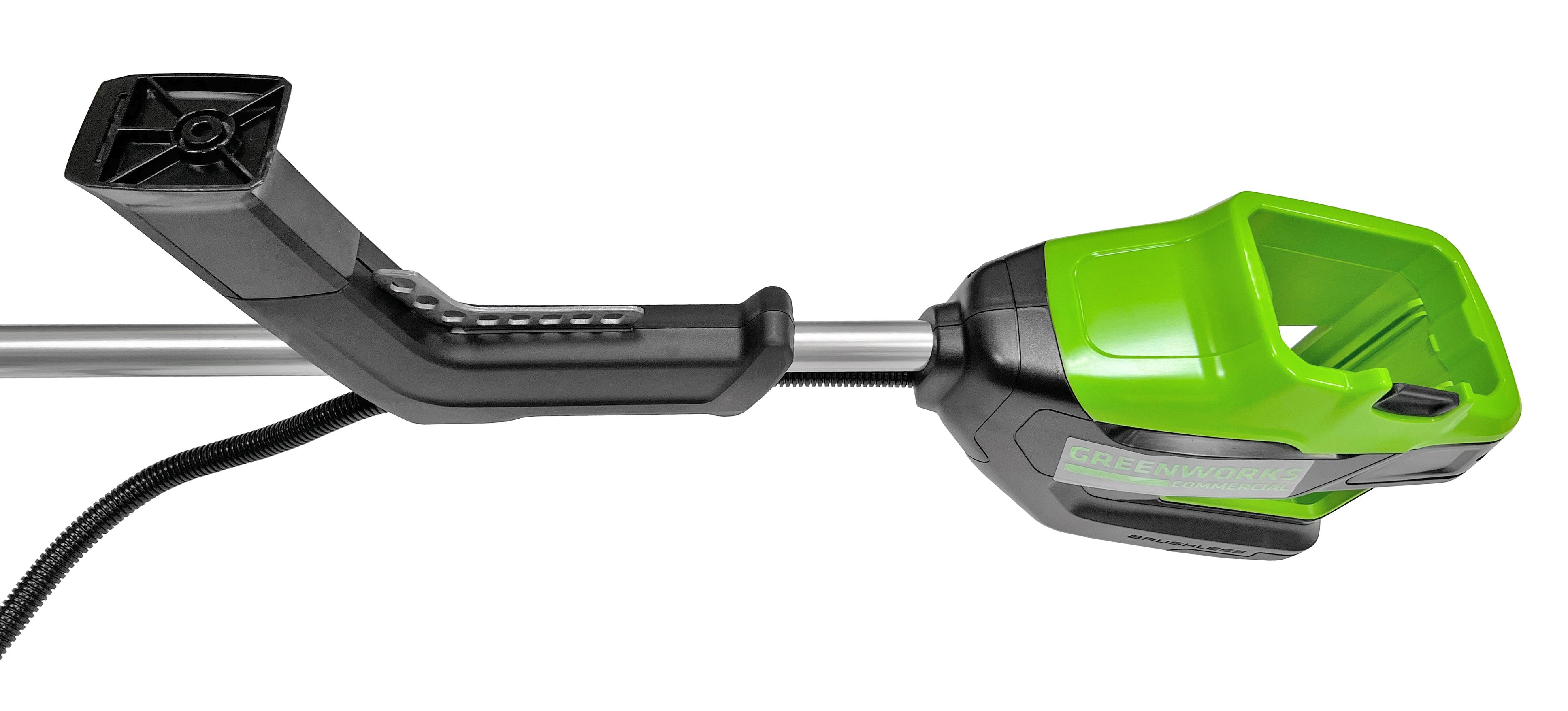 Триммер аккумуляторный с велосипедными ручками Greenworks 45 см 82V 2110707, бесщёточный, без АКБ и ЗУ