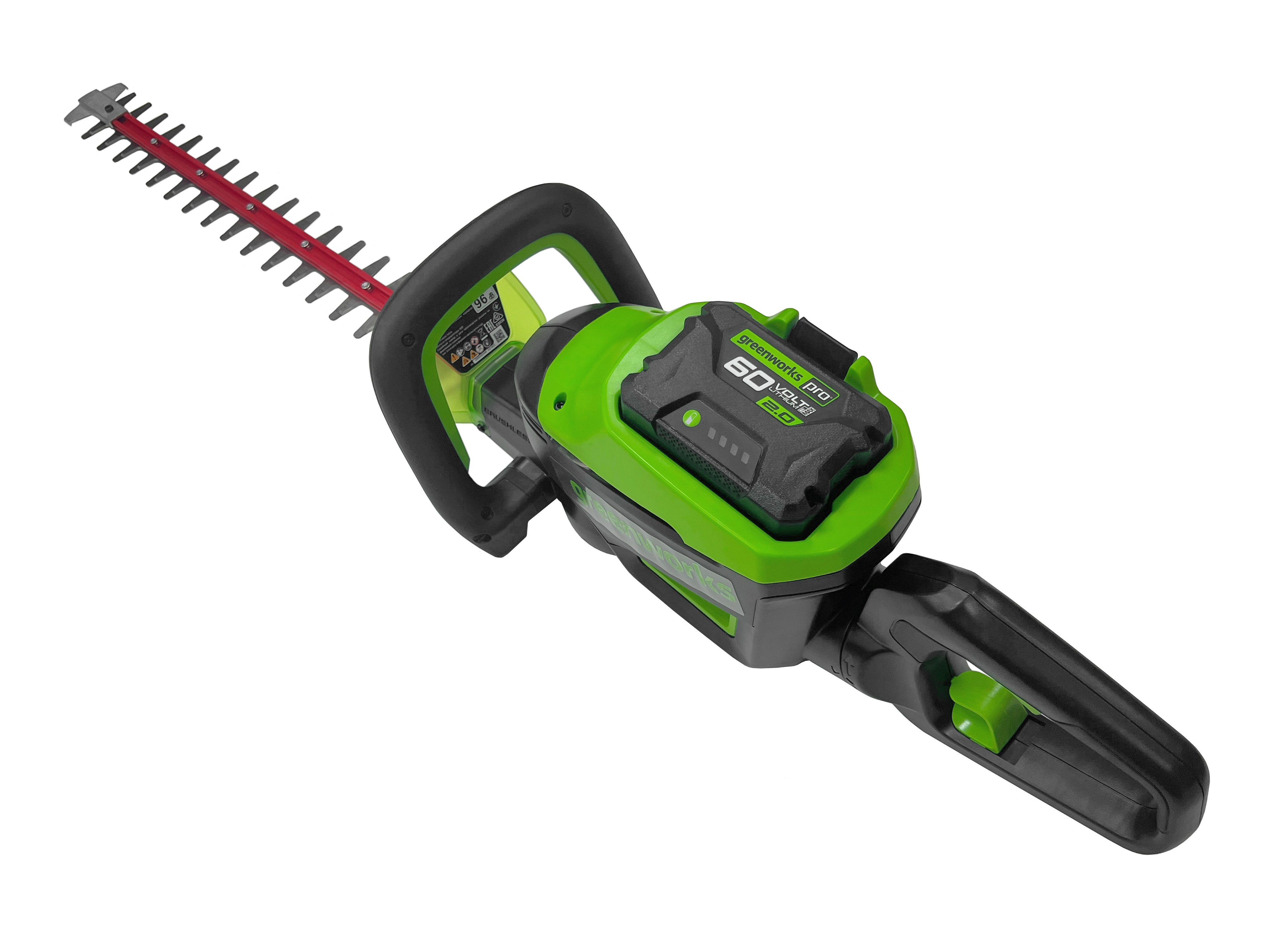 Кусторез аккумуляторный 66 см Greenworks 60V GD60HT66 2206507, бесщеточный, без АКБ и ЗУ