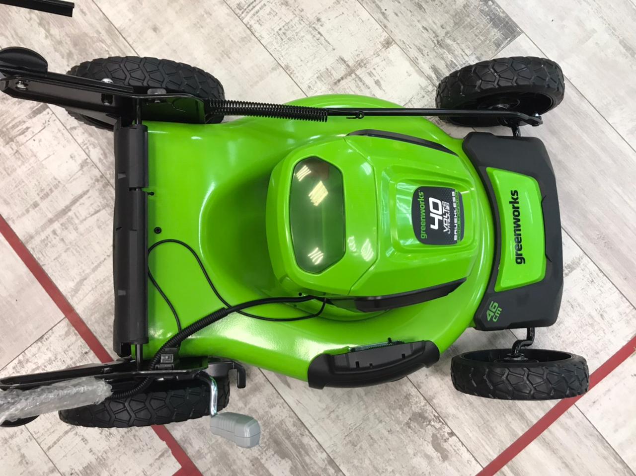 Газонокосилка аккумуляторная Greenworks 46 см 40V GD40LM46HP 2514407, бесщеточная, без АКБ и ЗУ