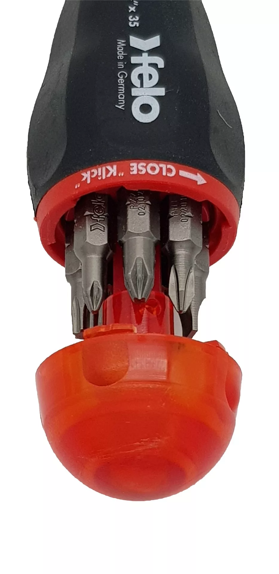 Отвёртка "FELO Bit-Boy" с магазином бит/8 шт., серия 373 FELO 373 108 05
