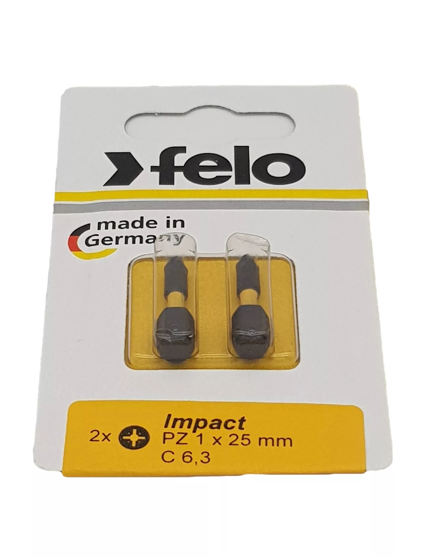 Бита крестовая ударная серия Impact PZ 1X25,2 шт FELO 021 012 41