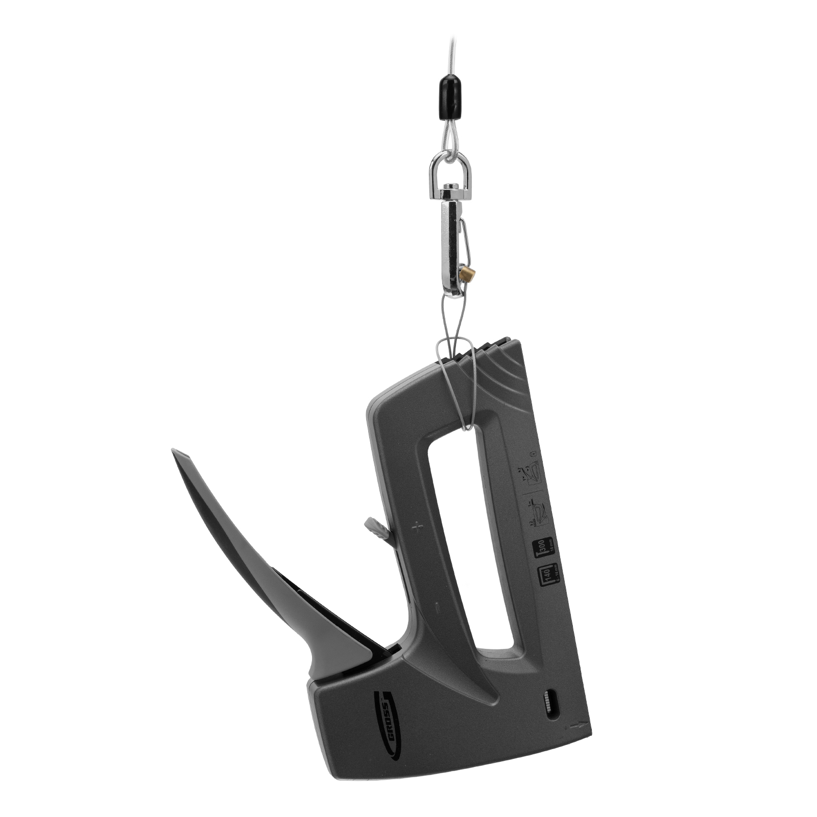 Подвес для инструмента, максимальный вес 1 кг, стальной сердечник, нержавеющие застежка и кольцо