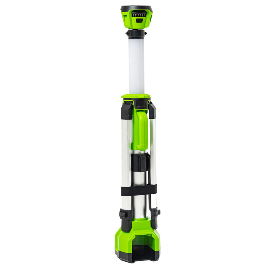 Мачта светодиодная осветительная 2-в-1 (2200 лм) аккумуляторная Greenworks 24V 3401107, без АКБ и ЗУ