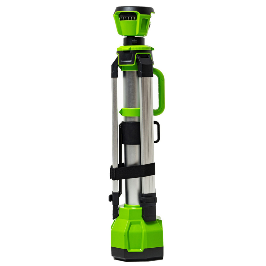Мачта светодиодная осветительная 2-в-1 (2200 лм) аккумуляторная Greenworks 24V 3401107, без АКБ и ЗУ