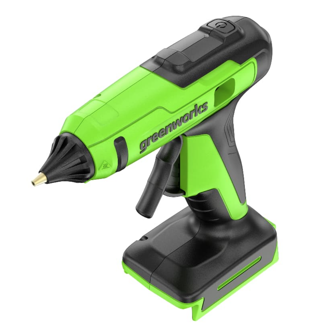 Клеевой пистолет аккумуляторный Greenworks G24GLG 24V 3502207, без АКБ и ЗУ