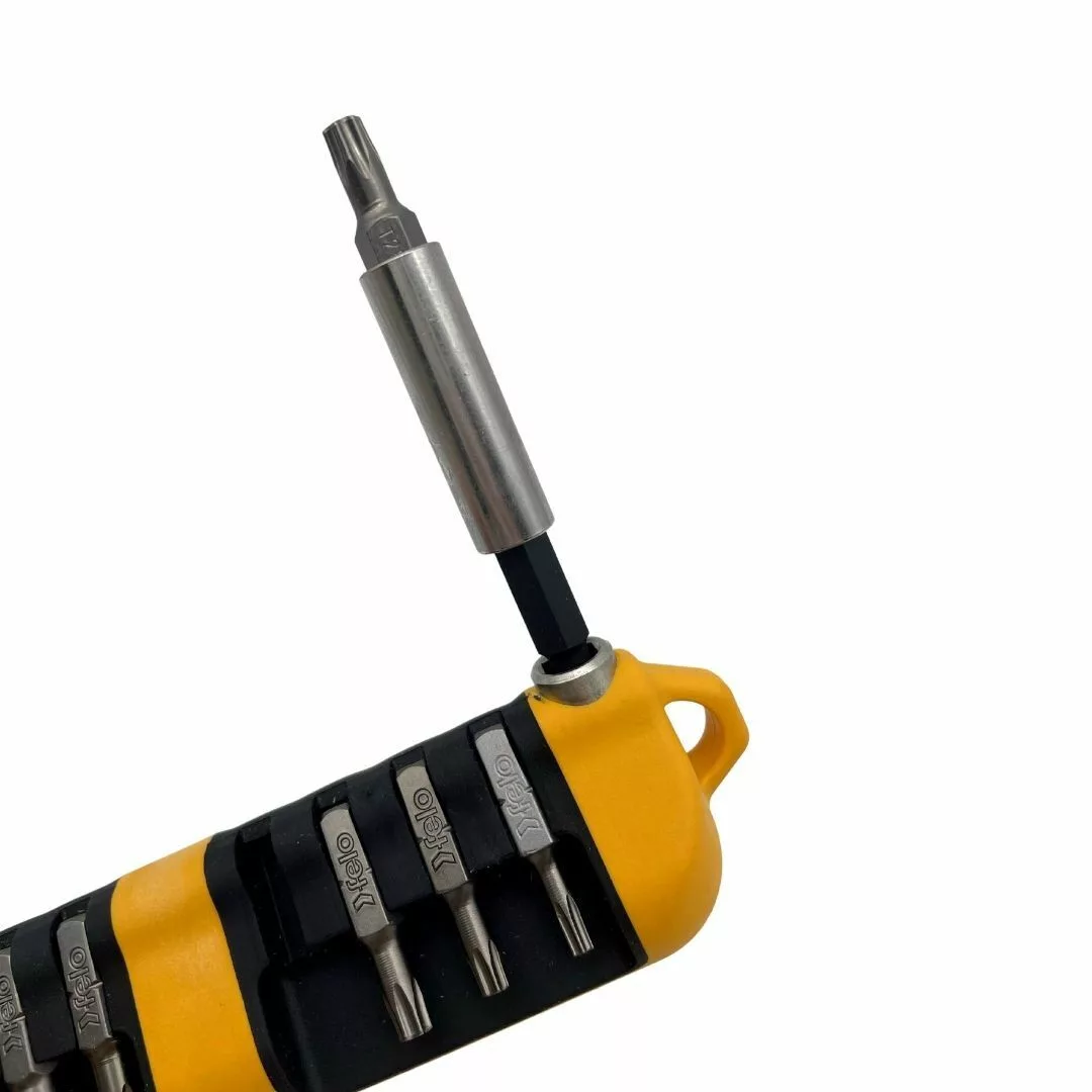 Набор бит Torx "Bit-Tool IMPACT" С6,3х25 9 шт.+магнит.держ., серия 020 FELO 020 802 46