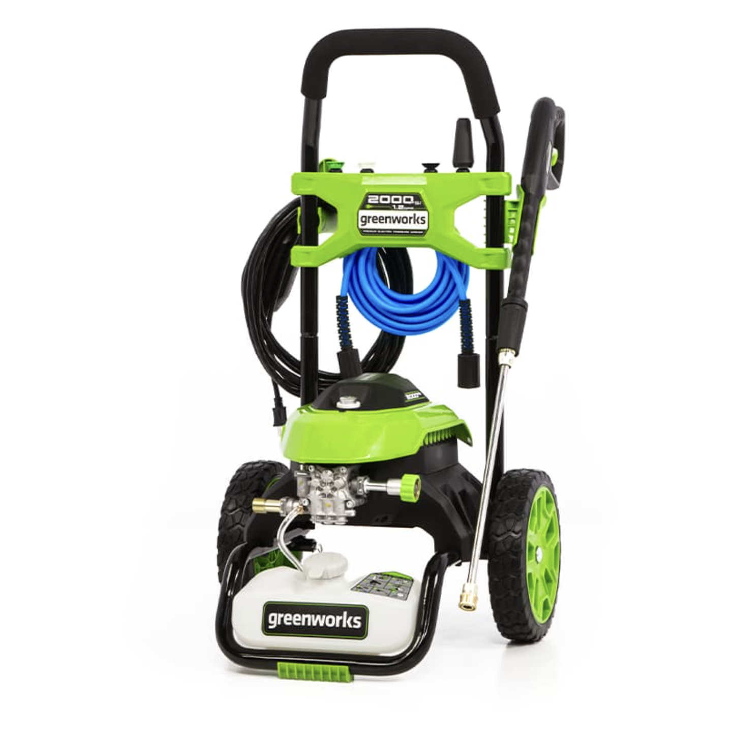 Мойка высокого давления 140 бар 1800 Вт электрическая Greenworks GHP2000 5105507
