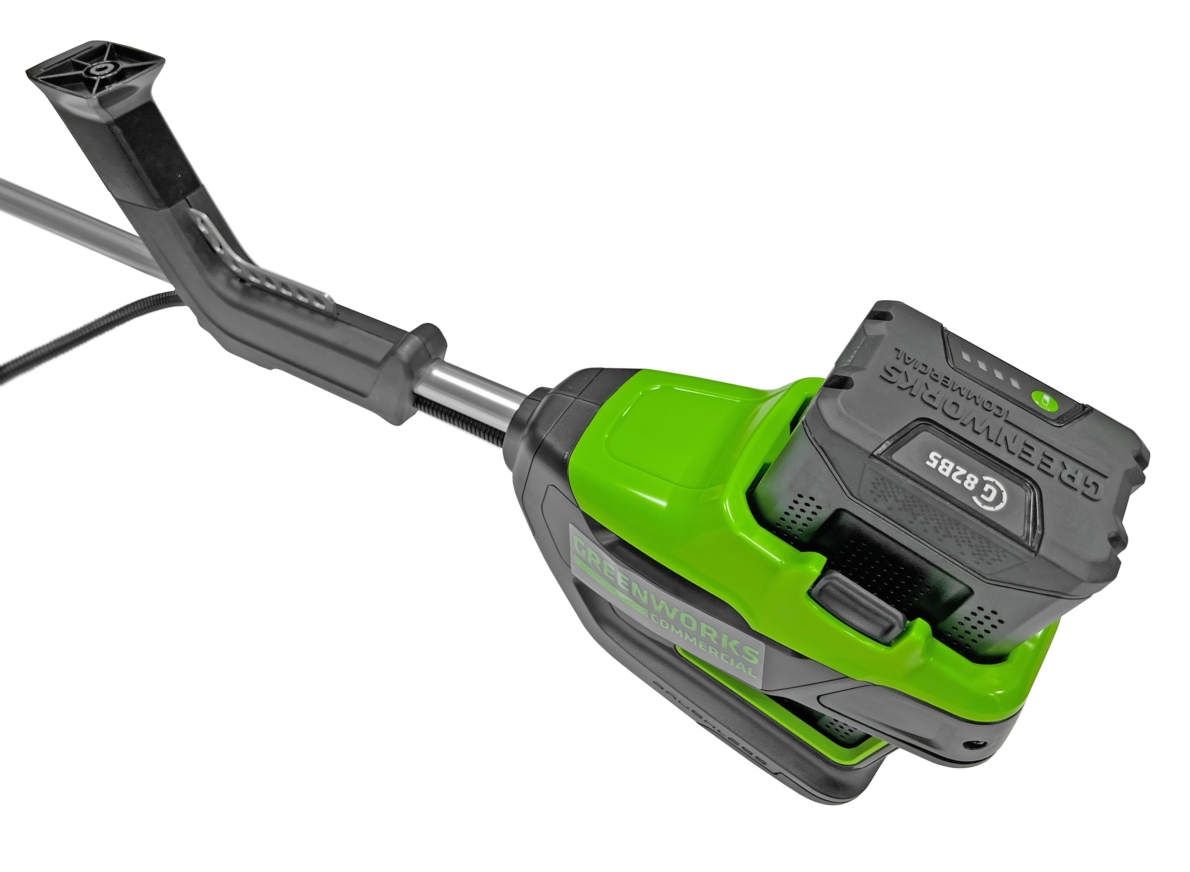 Триммер аккумуляторный с велосипедными ручками Greenworks 45 см 82V 2110707, бесщёточный, без АКБ и ЗУ