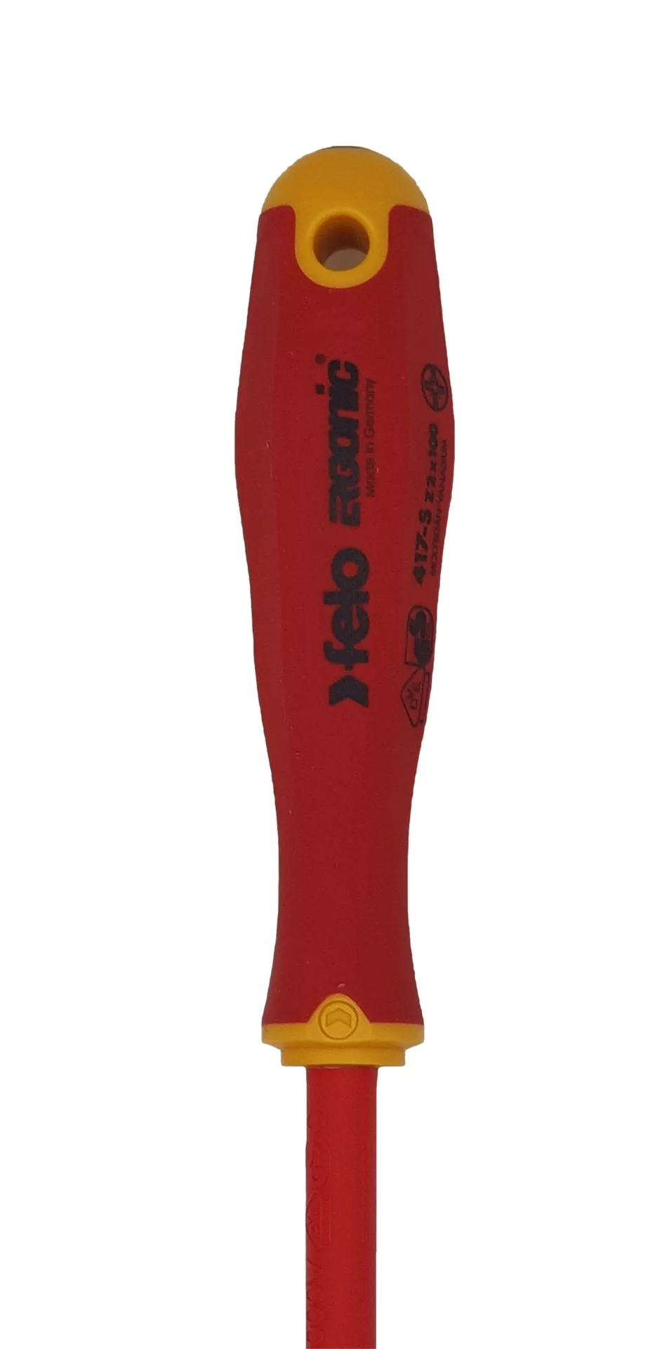 Отвёртка SLIM ERGONIC диэлектр., серия 417, +/- Z 2x100 FELO 417 293 90