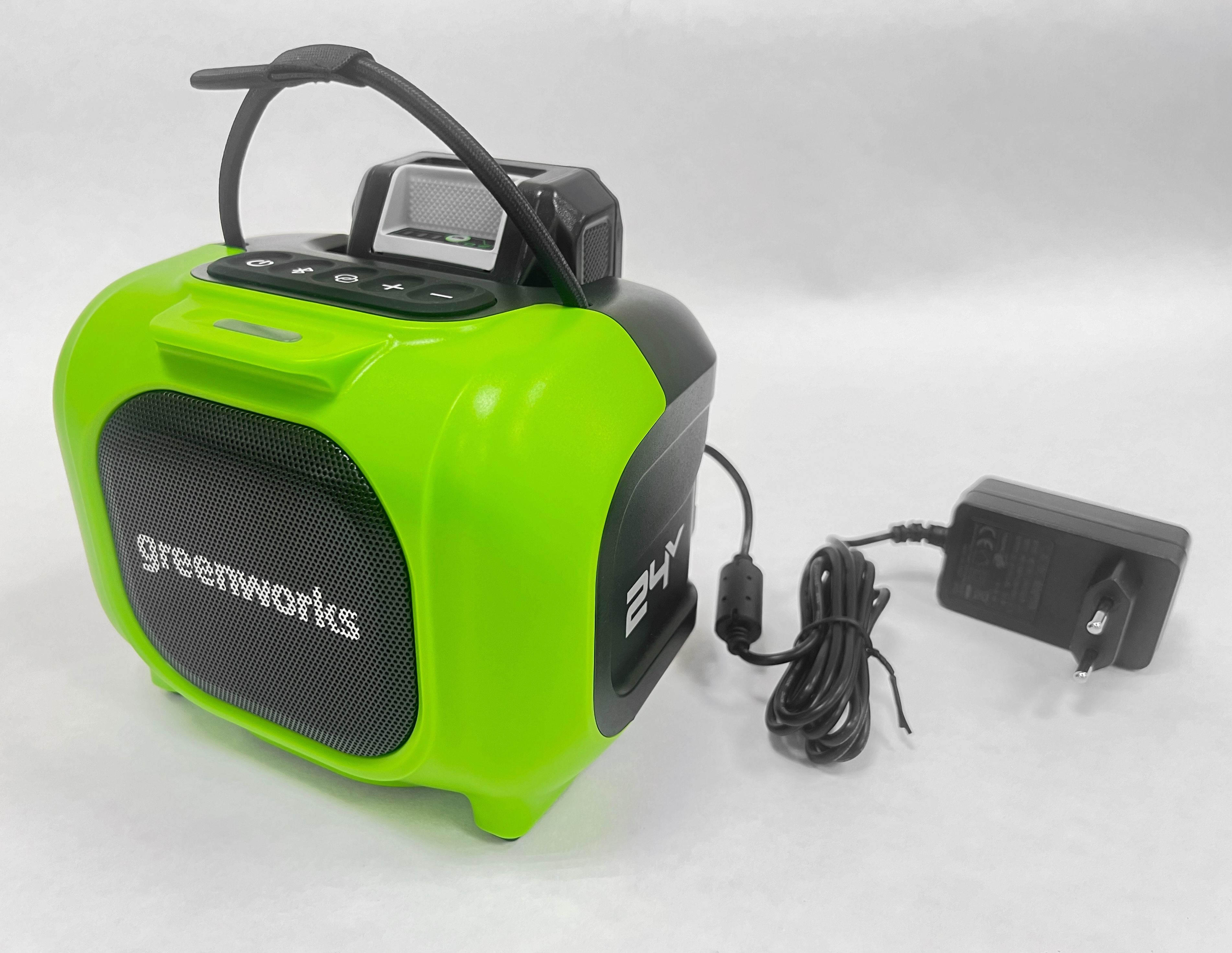 Беспроводная акустическая система аккумуляторная Greenworks 24V/220V GPT-MNBS 3503107, без АКБ и ЗУ