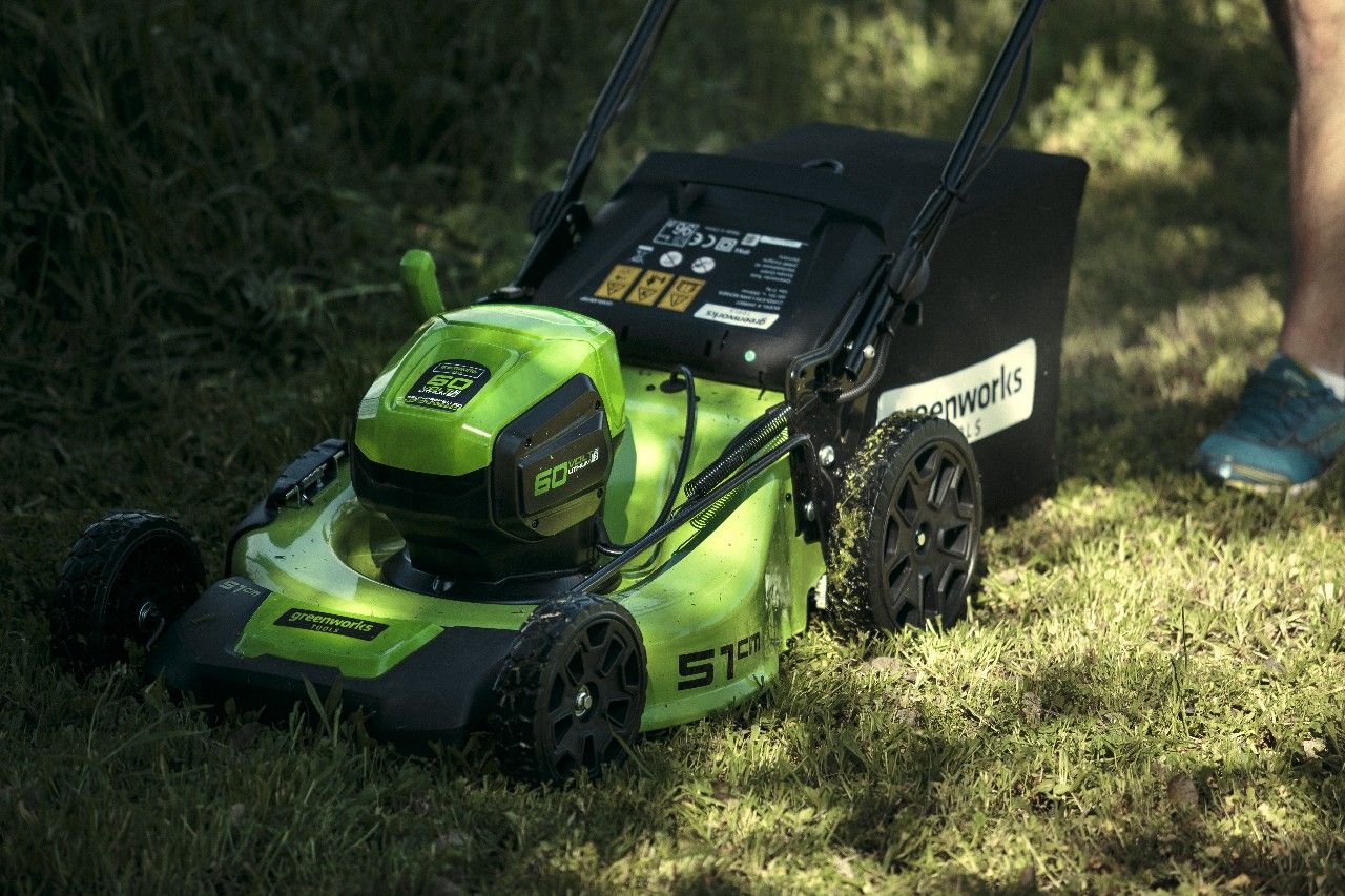 Газонокосилка самоходная аккумуляторная Greenworks 51 см 60V GD60LM51SP, бесщёточная, без АКБ и ЗУ