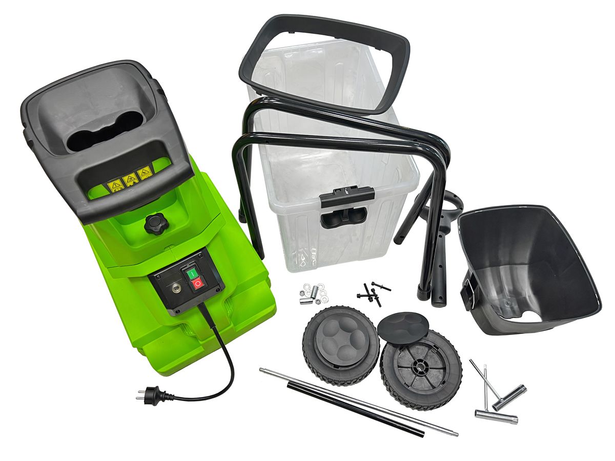 Измельчитель с ящиком электрический Greenworks 230V GACSB 2500W 2206707