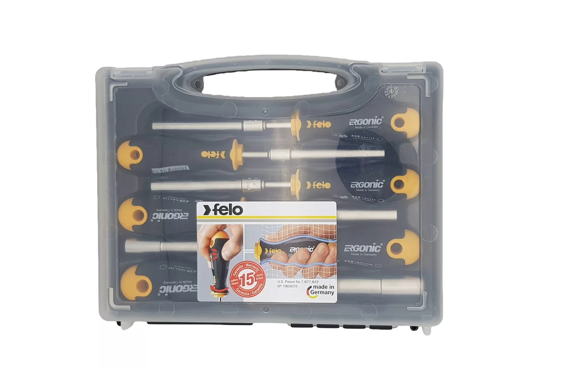 Набор отверток M-TECH Ergonic в кейсе, 6 шт FELO 428 106 36