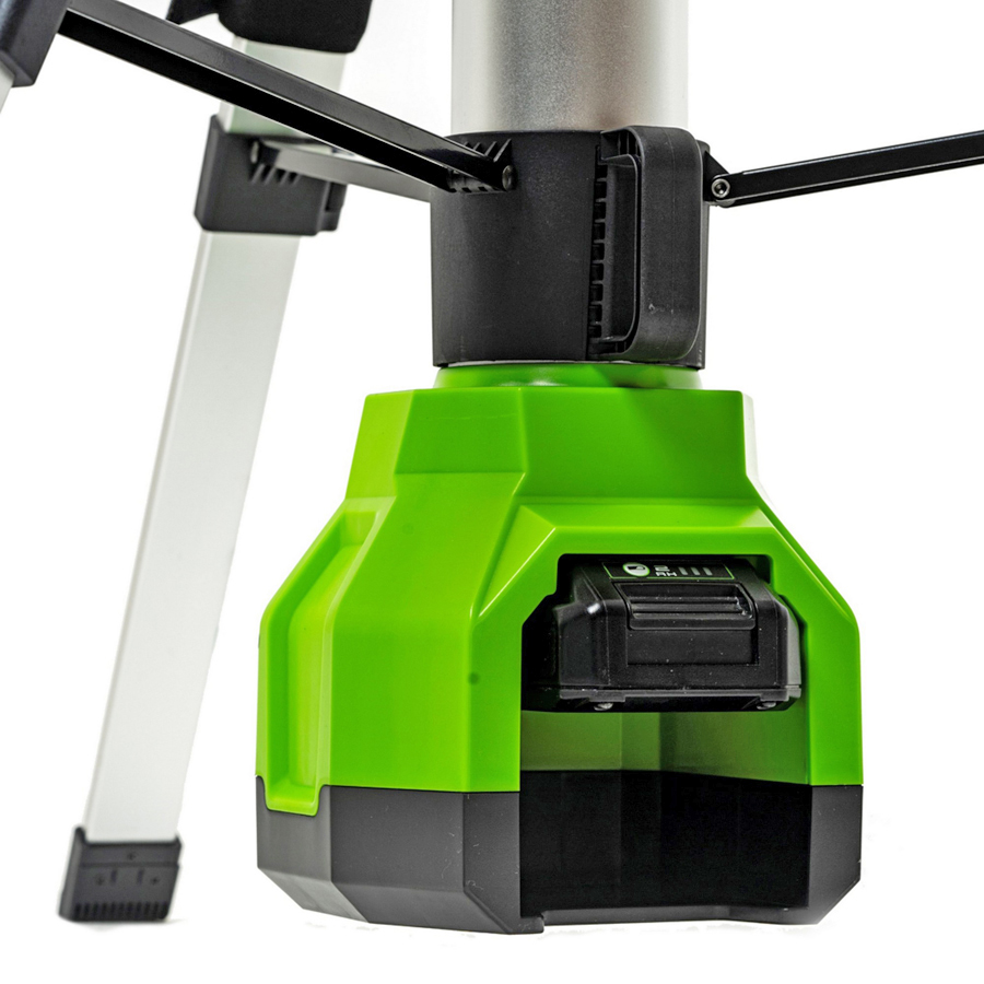 Мачта светодиодная осветительная 2-в-1 (2200 лм) аккумуляторная Greenworks 24V 3401107, без АКБ и ЗУ